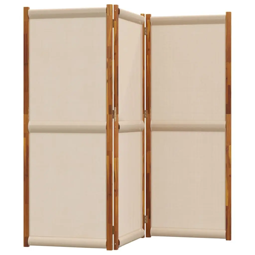 3-Panel Folding Room Divider for Indoor Outdoor Use