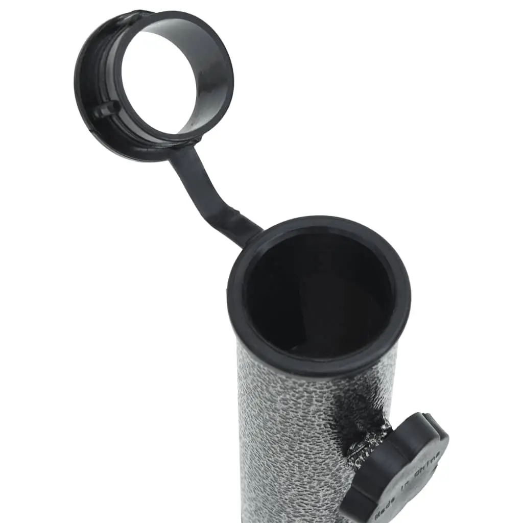 Parasol Stands Galvanised Steel Ground Insert 9 x 35 cm Outdoor Umbrella Holder Base 2 Piece