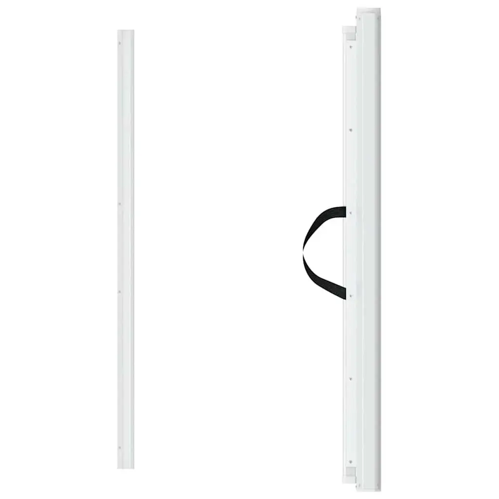 Retractable Pet Gate in White, 102.5x125 cm
