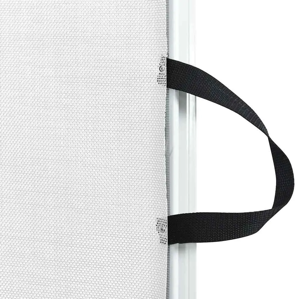 Retractable Pet Gate in White, 102.5x125 cm