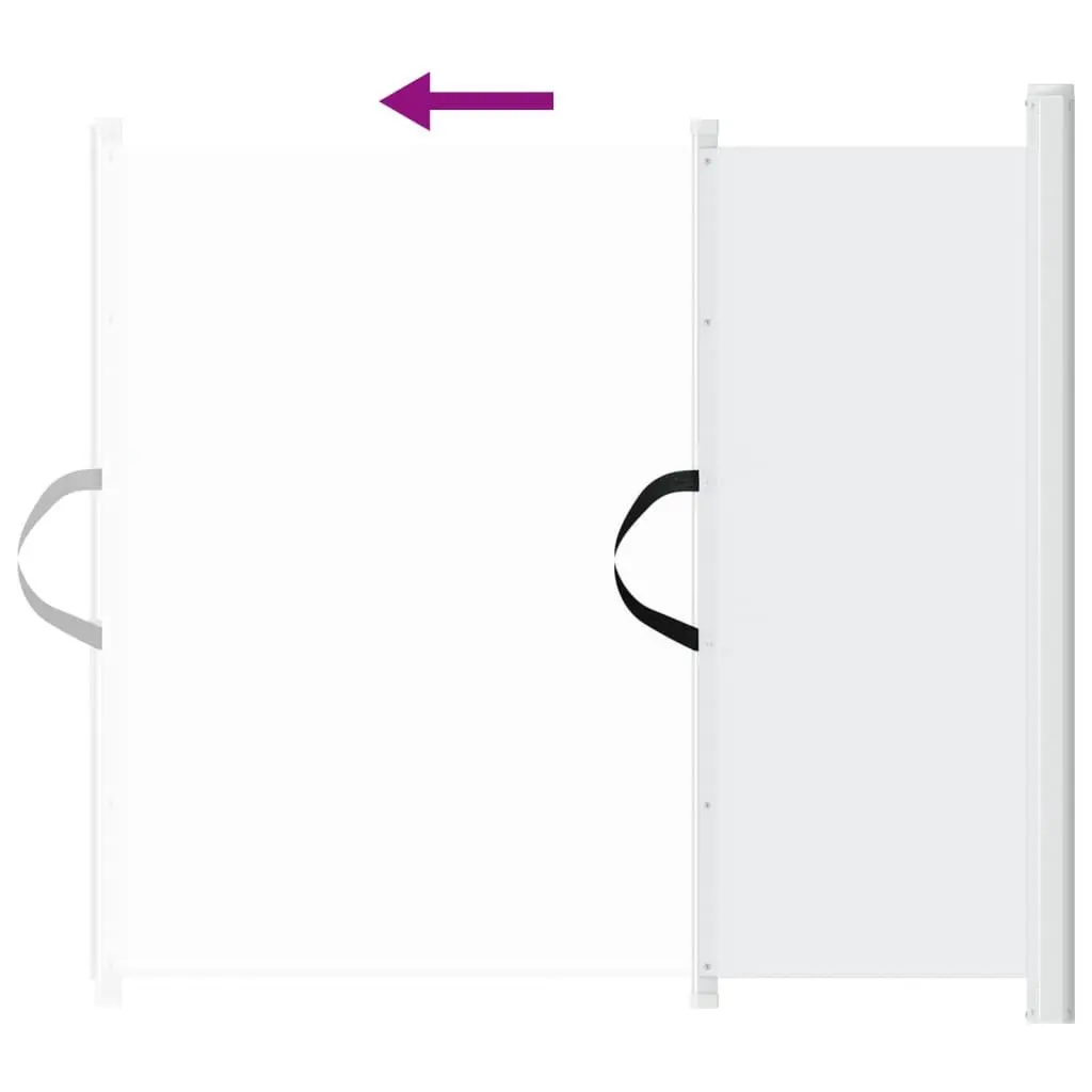 Retractable Pet Gate White Safety Barrier
