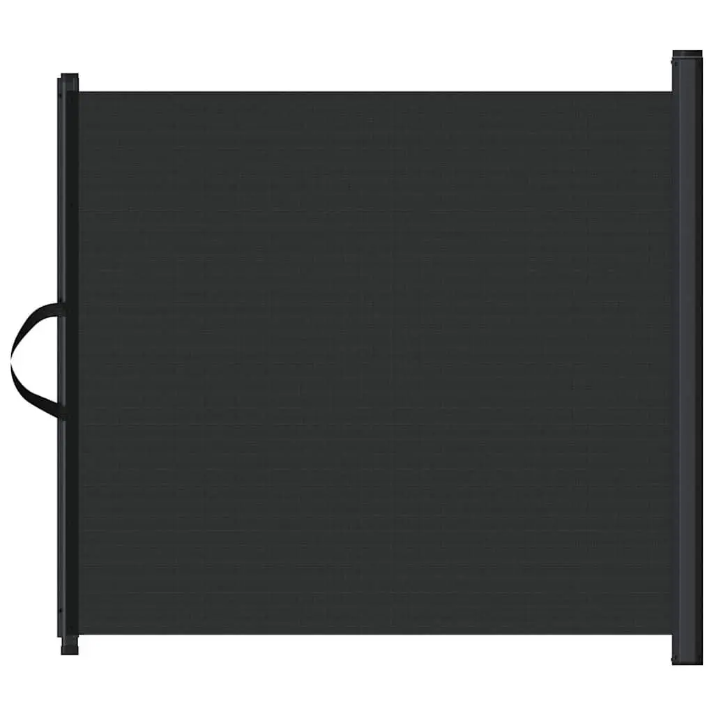 Black Retractable Pet Gate 82.5 x 125 cm