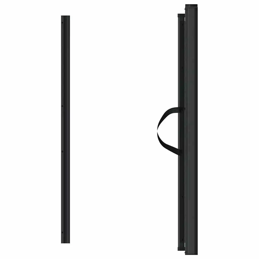 Black Retractable Pet Gate 82.5 x 125 cm