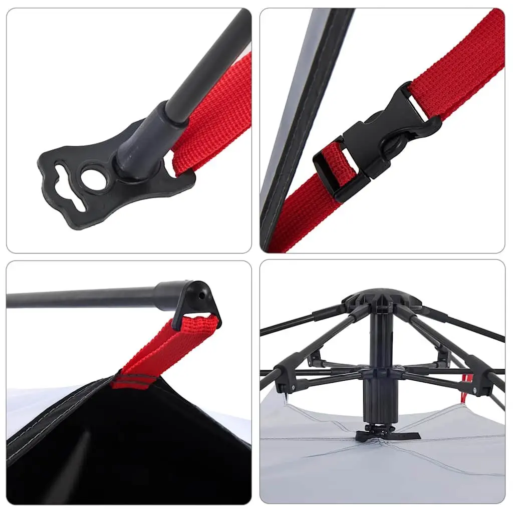 5-Person Dome Camping Tent with Blackout Fabric and Quick Setup