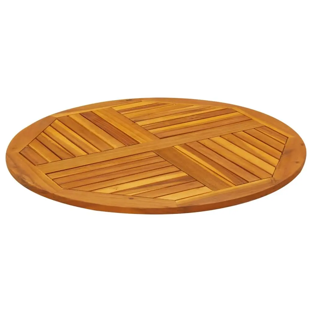 Acacia Round Solid Wood Table Top Ø90cm for Dining