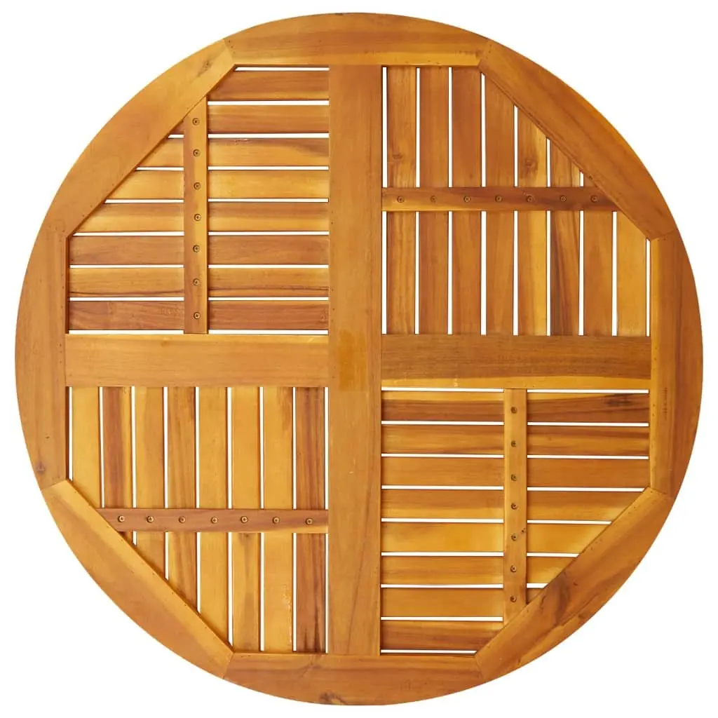Acacia Round Solid Wood Table Top Ø90cm for Dining