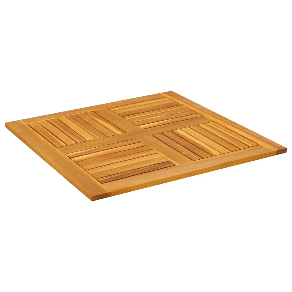 Solid Acacia Square Table Top 80x80cm