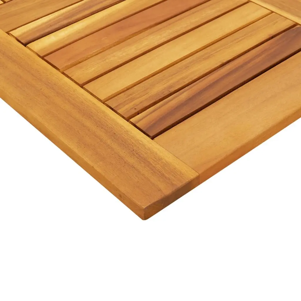 Solid Acacia Square Table Top 80x80cm