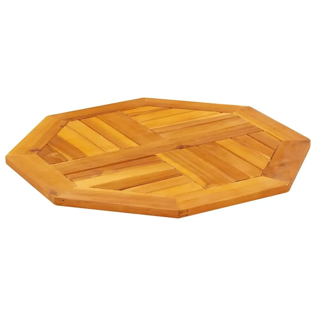 Octagonal Table Top 60x60x2cm Brown for Gardens