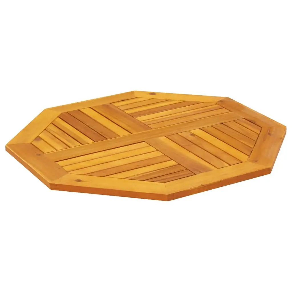 Octagonal Solid Wood Table Top 80x80x2.2cm