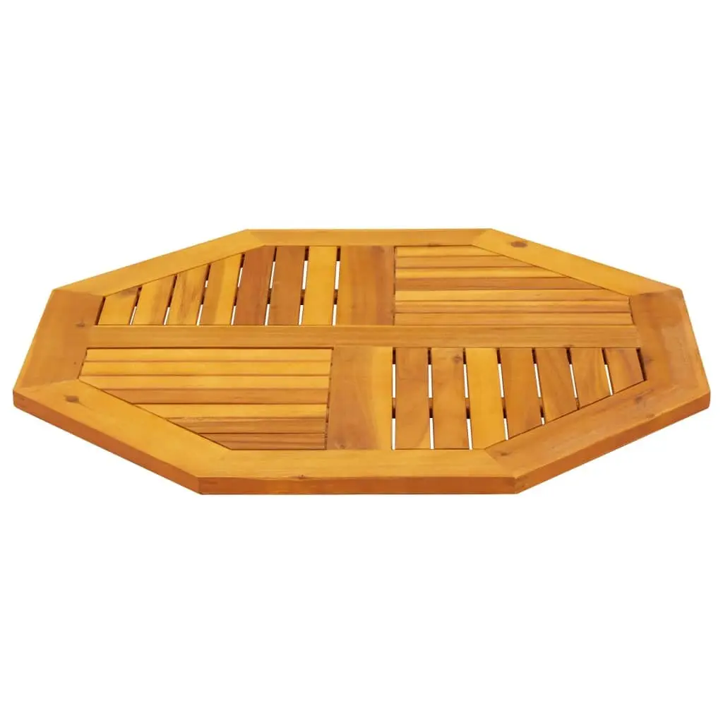 Octagonal Solid Wood Table Top 80x80x2.2cm