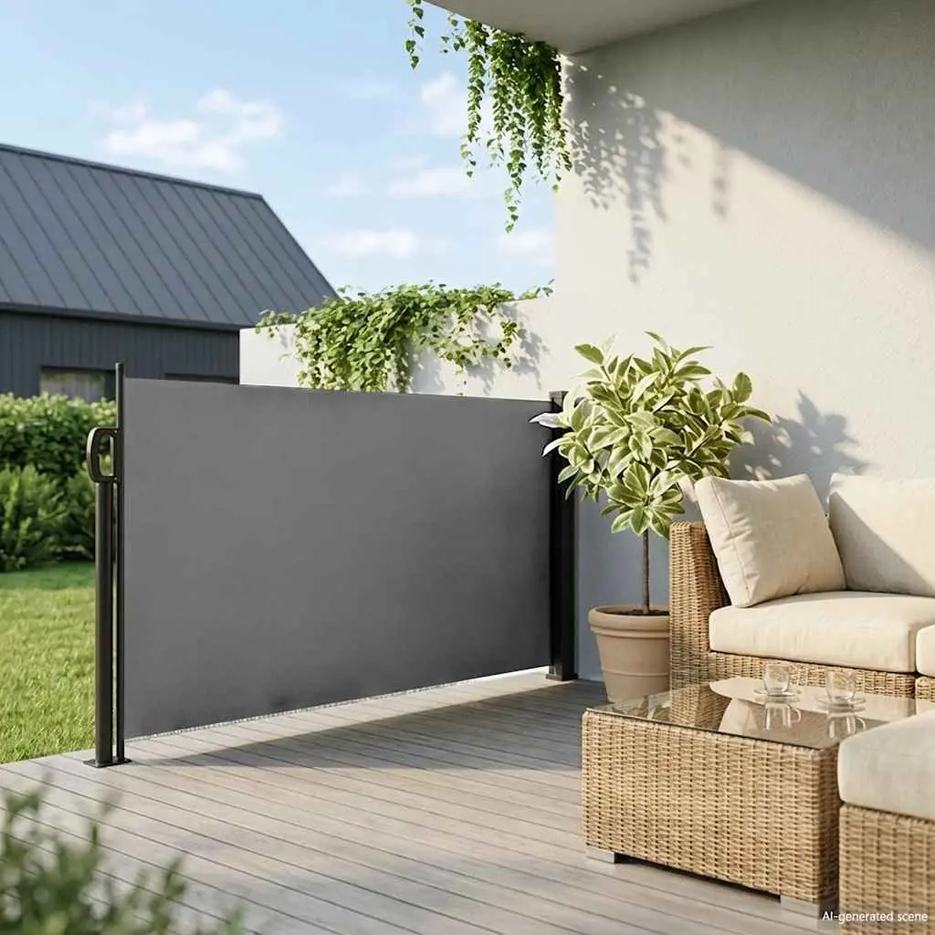 Retractable Side Awning 100x300cm Anthracite