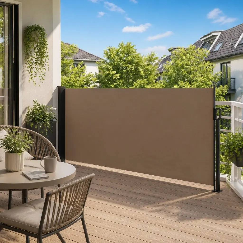 Retractable Side Awning for Privacy