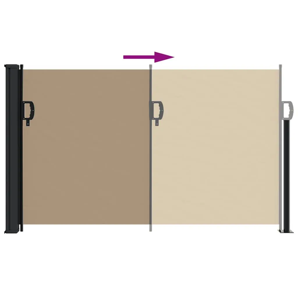 Retractable Side Awning for Privacy