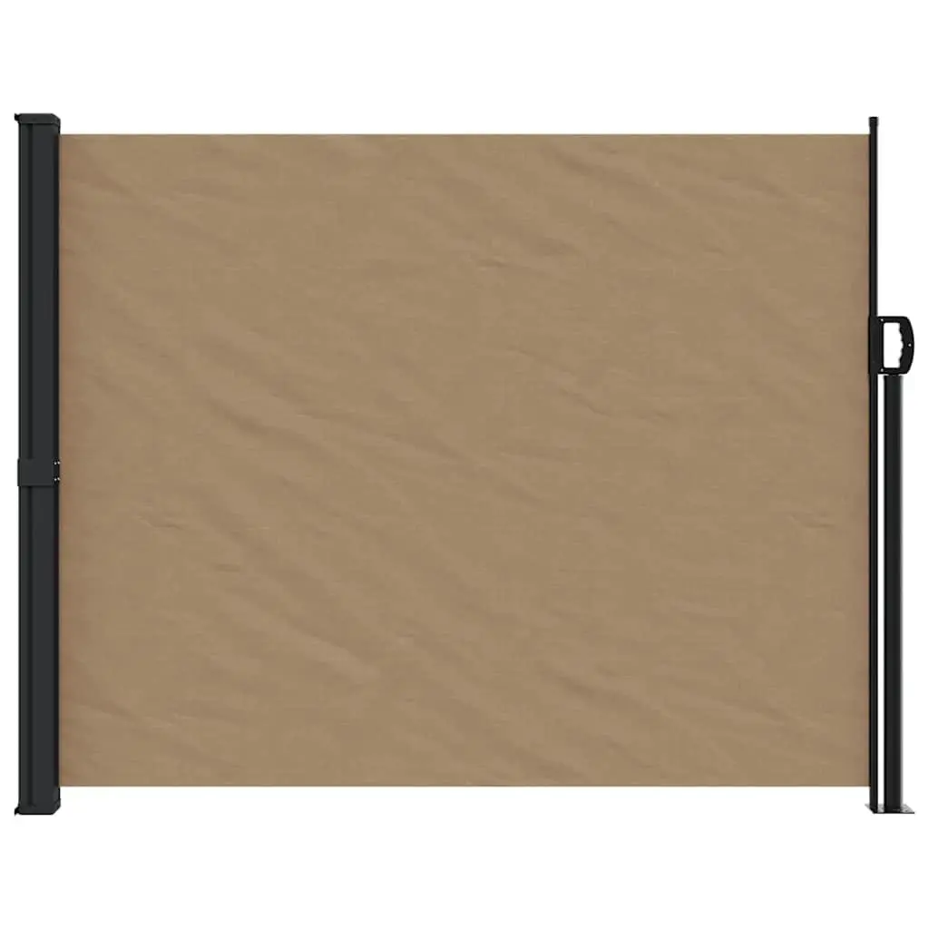 Retractable Side Awning Polyester 160x300cm Taupe