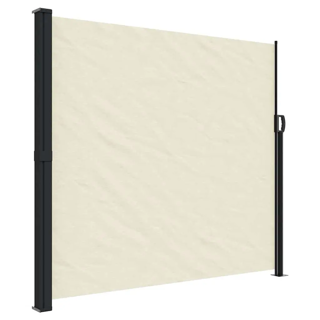 Cream Retractable Side Awning 180x300cm