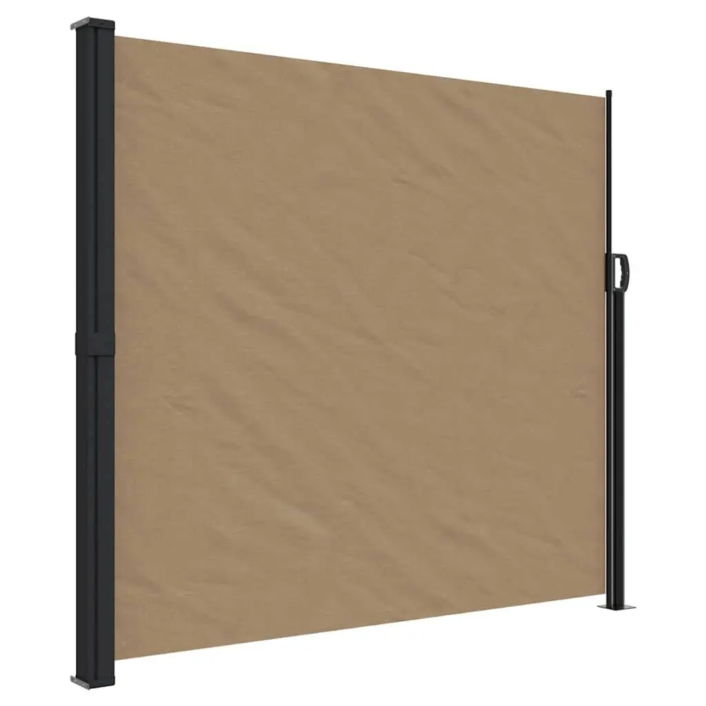 Retractable Side Awning Taupe 180x300cm