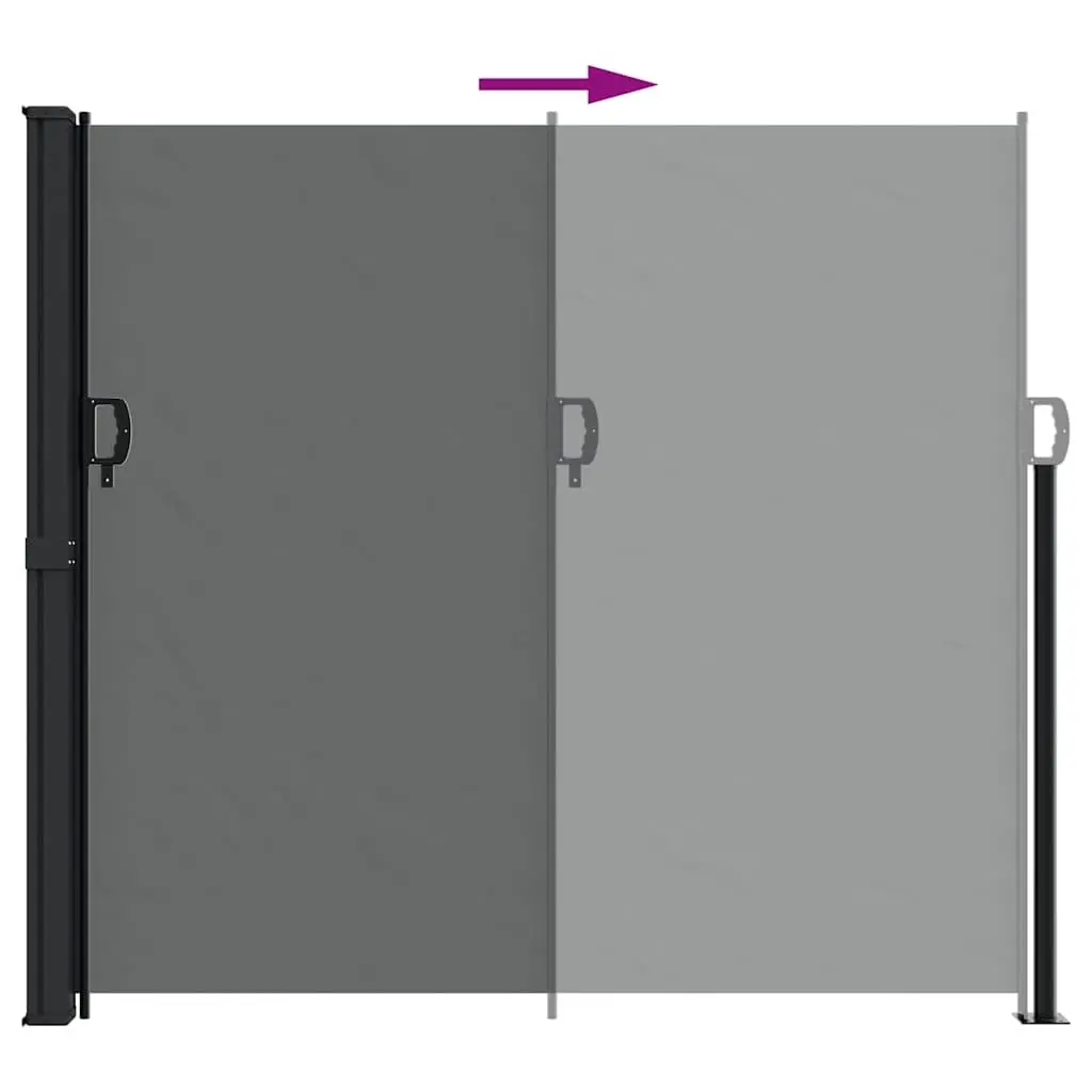 Retractable Side Awning for Privacy and Shade