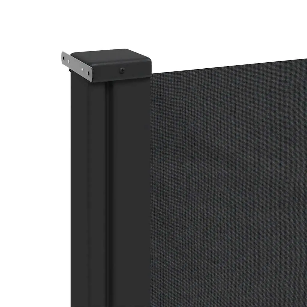 Black Retractable Side Awning 200x300cm