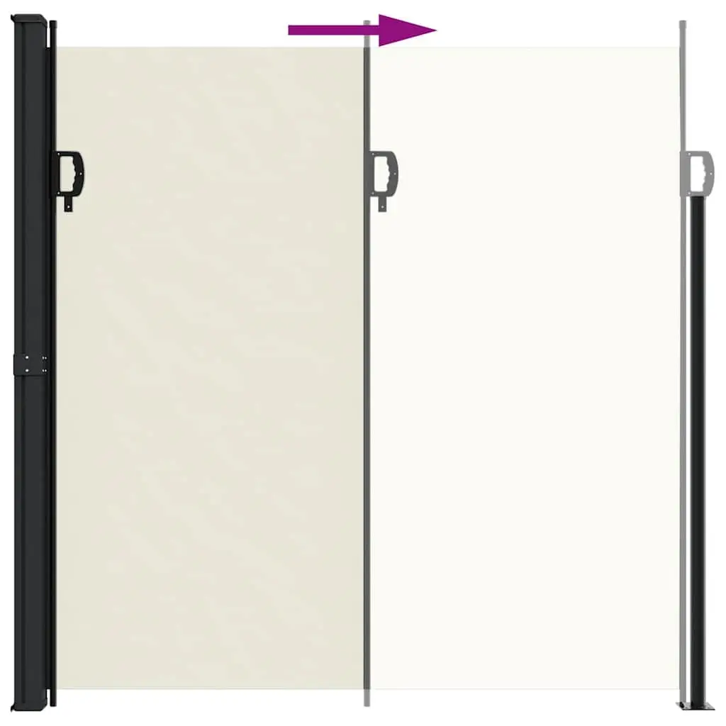 Retractable Side Awning Cream 200x300cm