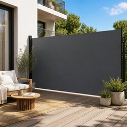 Premium Retractable Side Awning for Outdoor Privacy