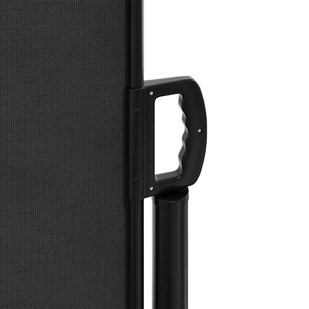 Black Retractable Side Awning 220x300 cm for Patios