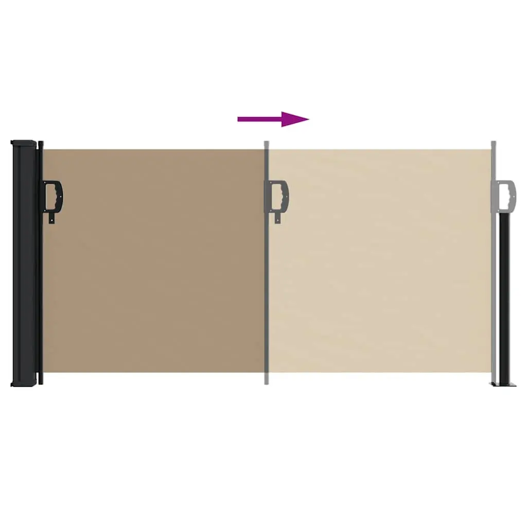Retractable Side Awning for Outdoor Privacy