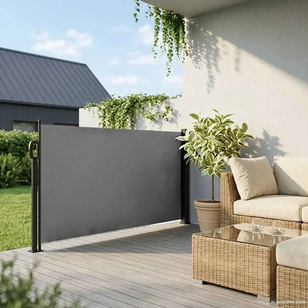 Retractable Side Awning for Outdoor Privacy