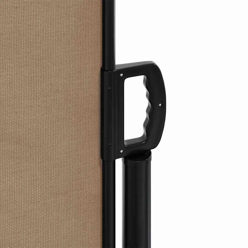 Taupe Retractable Side Awning 180x500 cm