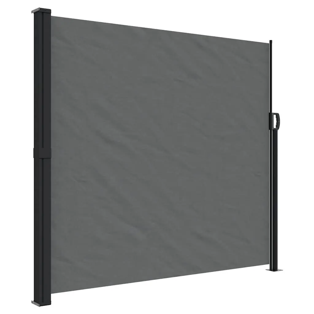 Retractable Side Awning Anthracite 180x500cm
