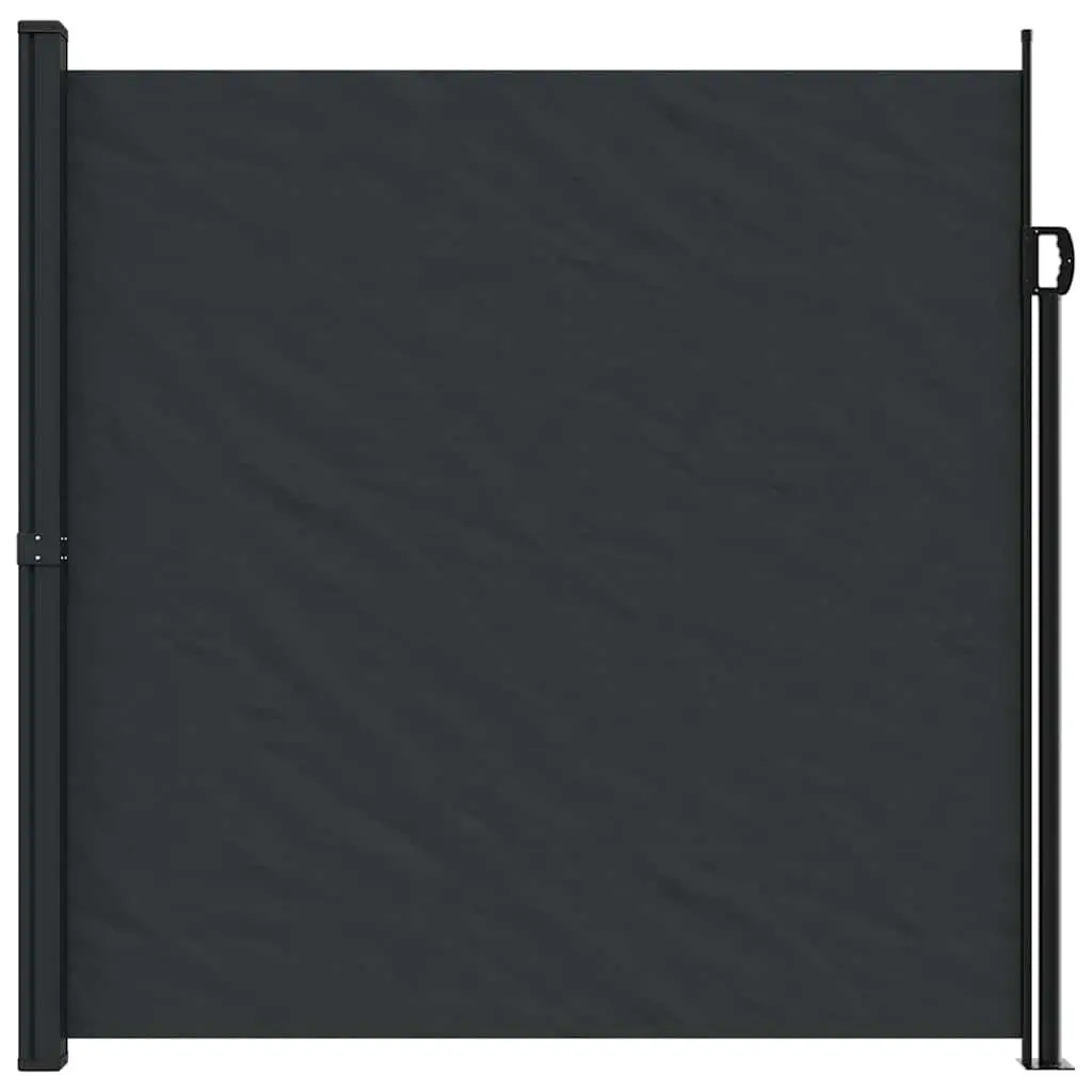 Retractable Side Awning 200x500 cm Black