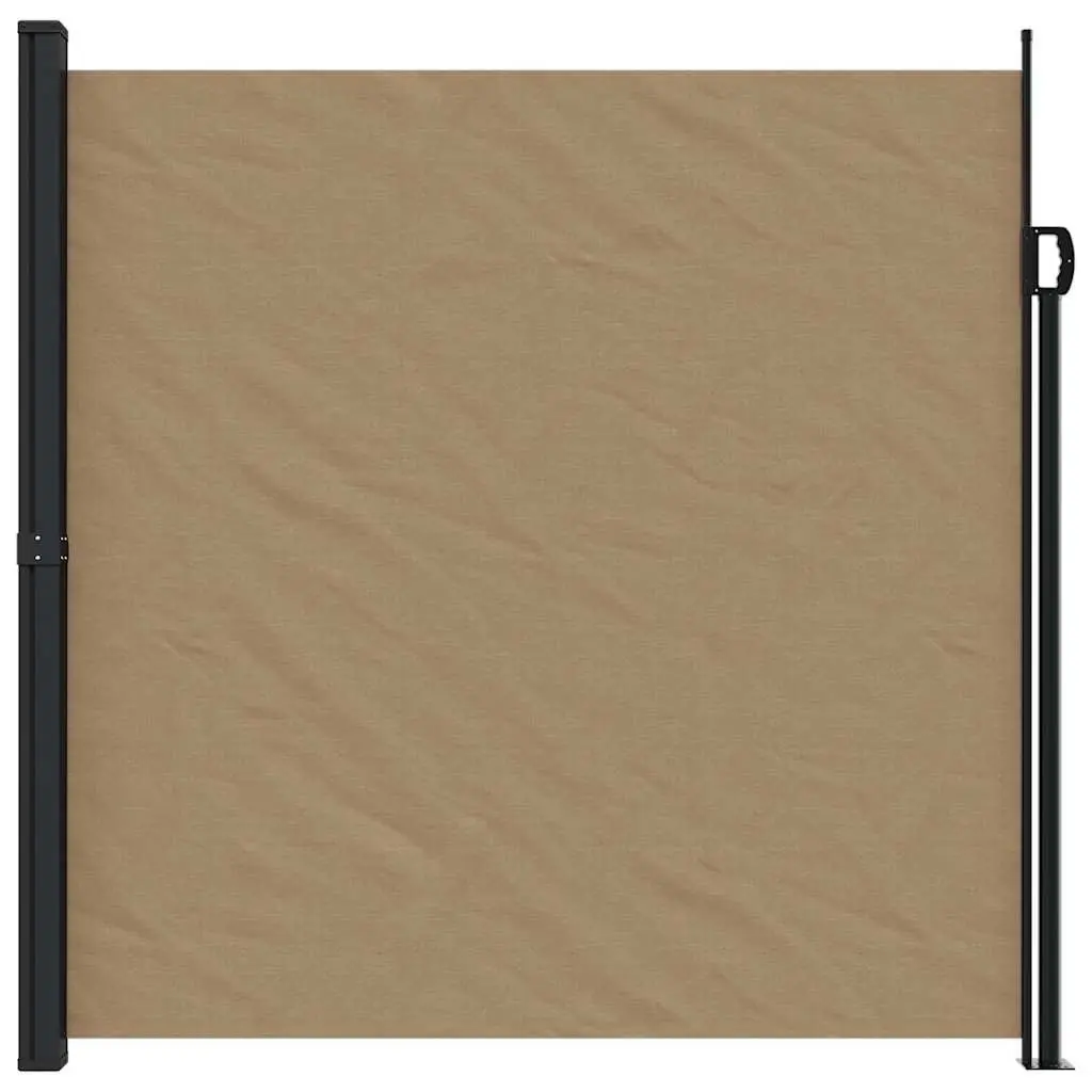 Retractable Side Awning 200x500cm Taupe