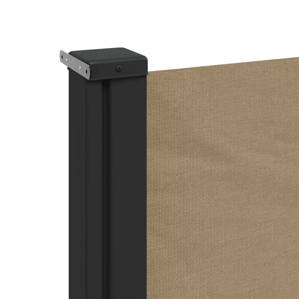 Retractable Side Awning 200x500cm Taupe
