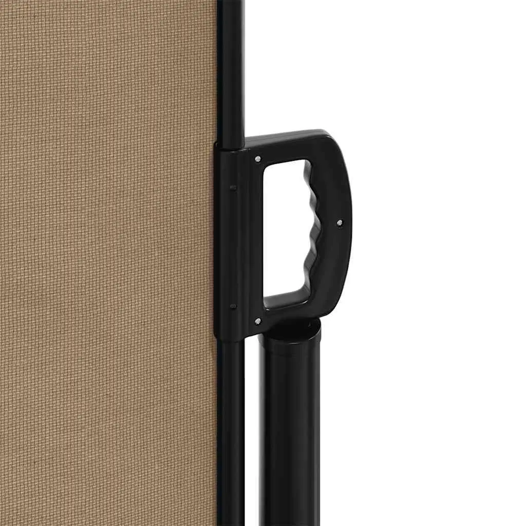 Retractable Side Awning Polyester 120x600 cm Taupe