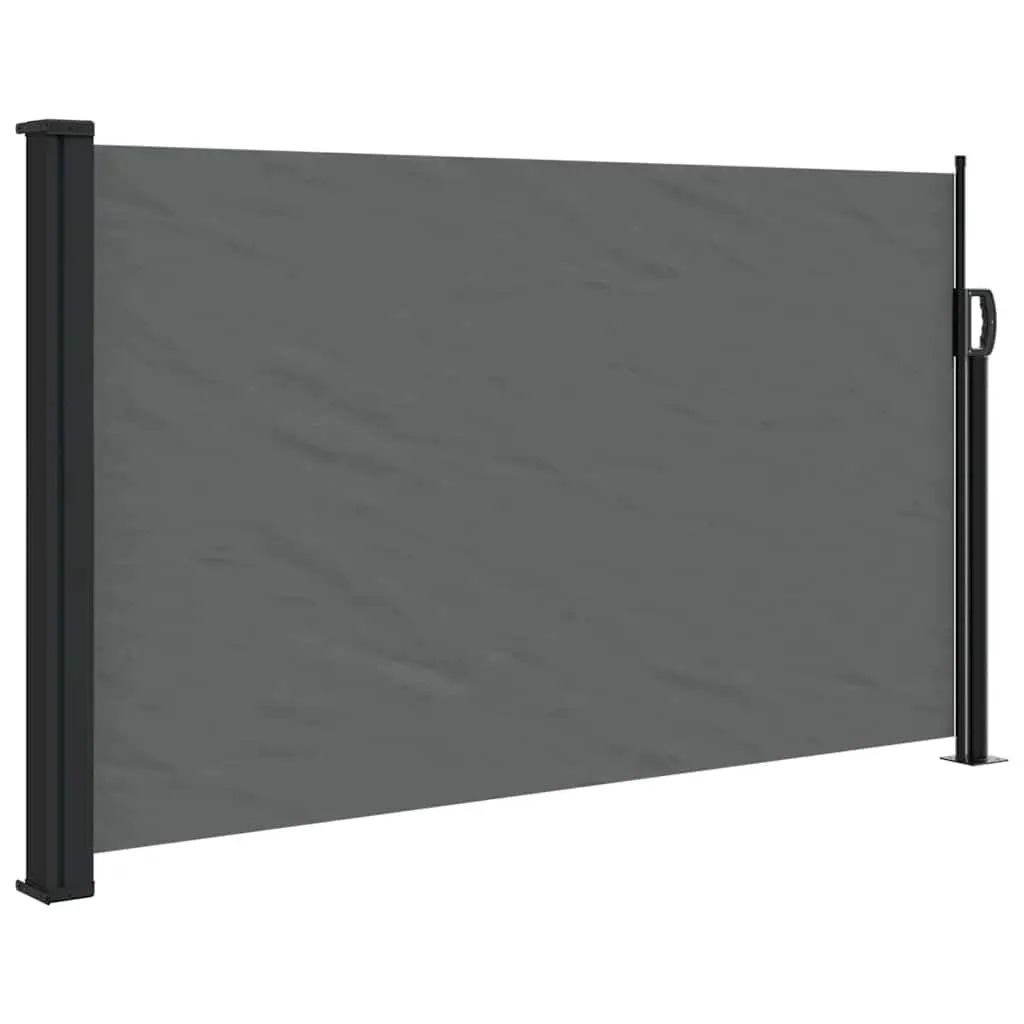 Retractable Side Awning Anthracite 120x600cm