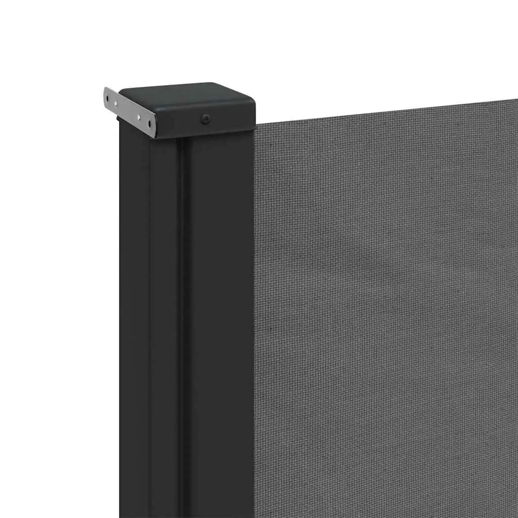 Retractable Side Awning Anthracite 140x600cm