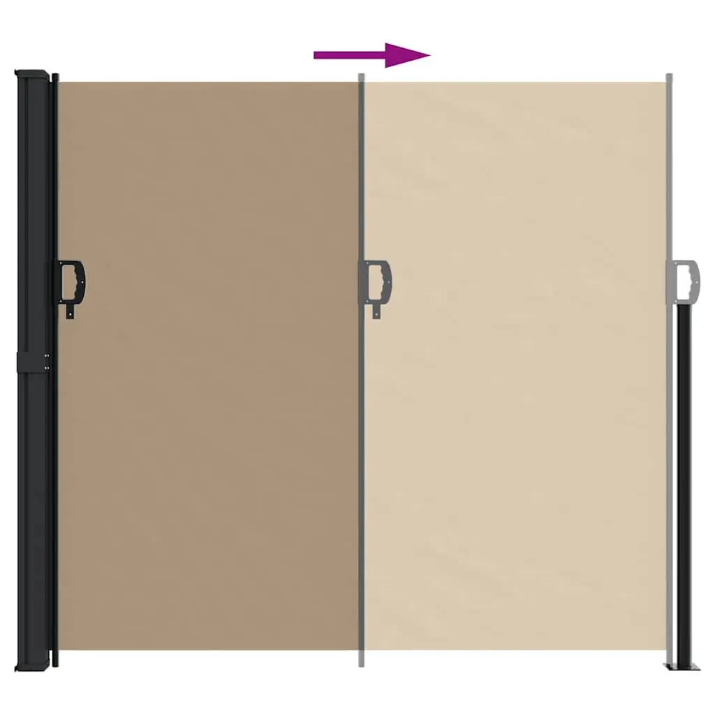 Retractable Side Awning for Outdoor Spaces