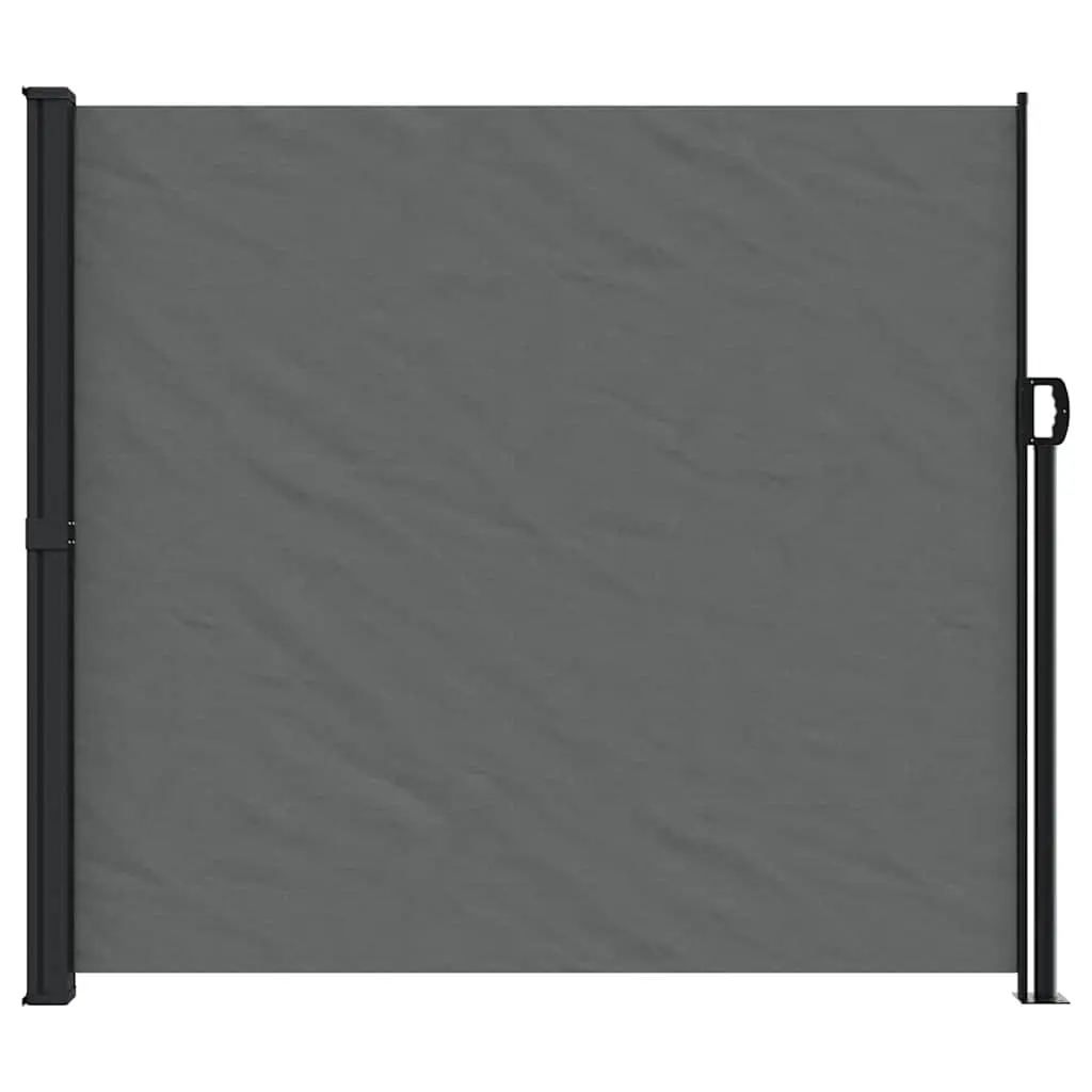 Anthracite Retractable Side Awning 180x600cm