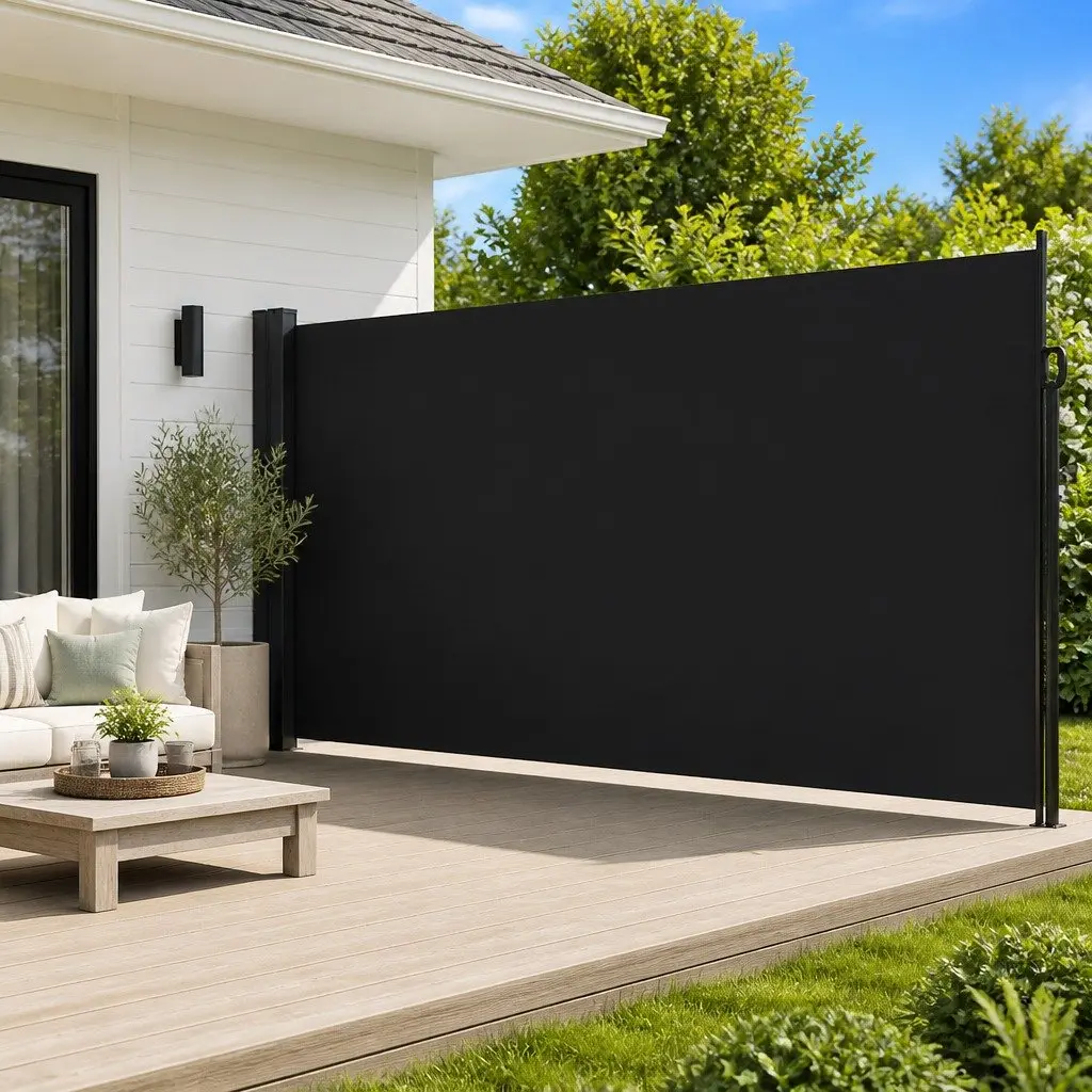 Retractable Side Awning 220x600cm for Outdoor Spaces