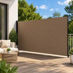 Durable Retractable Side Awning 220x600cm for Privacy