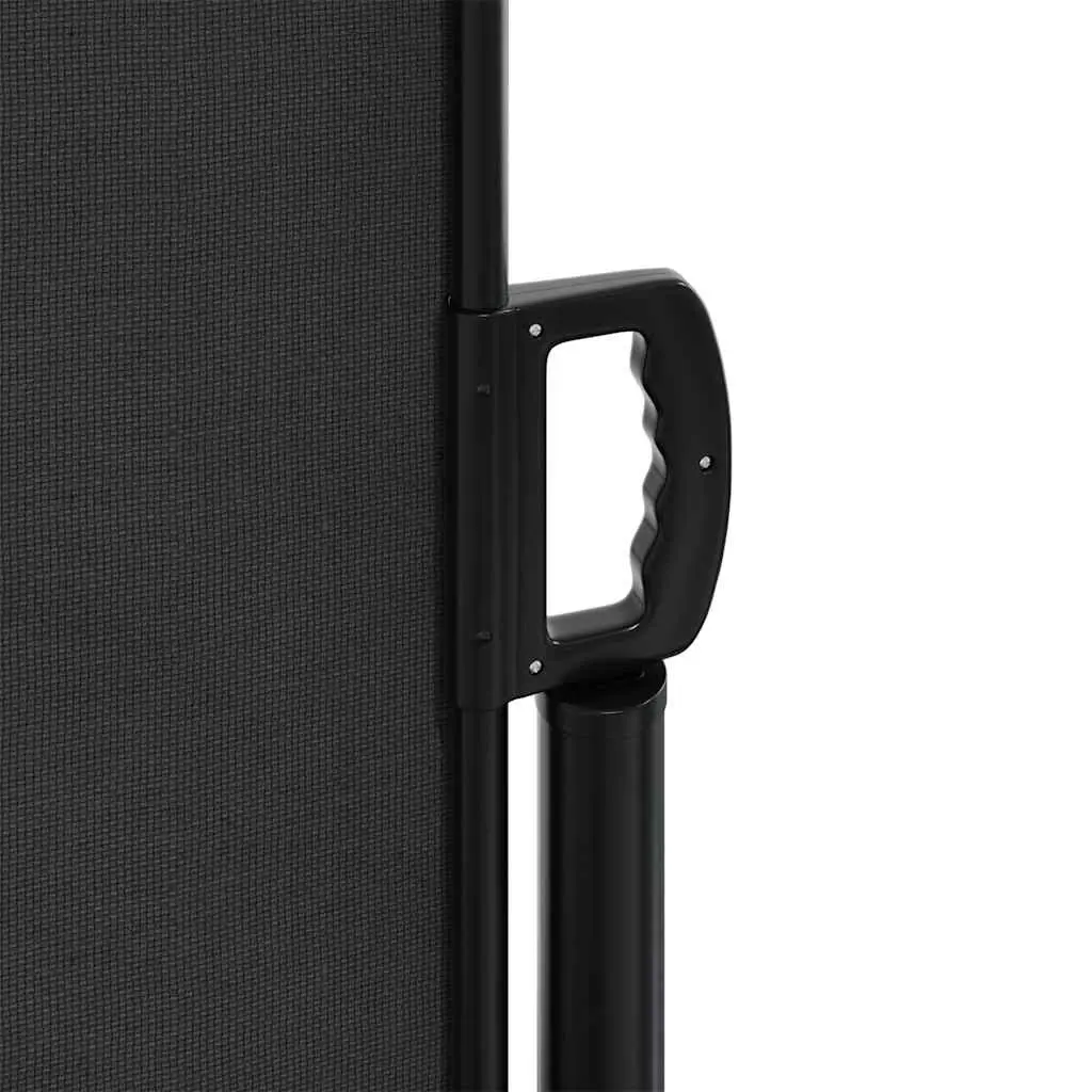 Black Retractable Side Awning 140x1000 cm