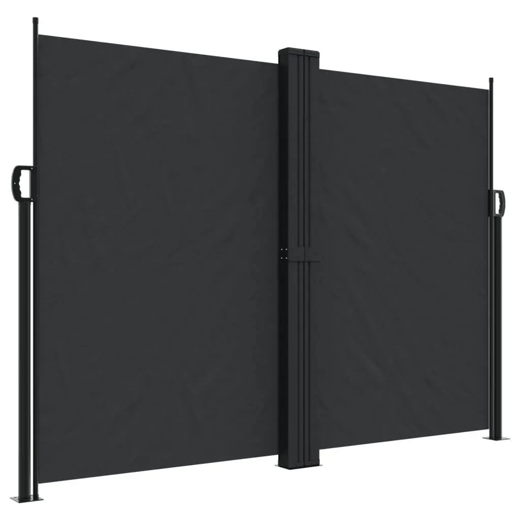 Retractable Side Awning 180x1000cm Black