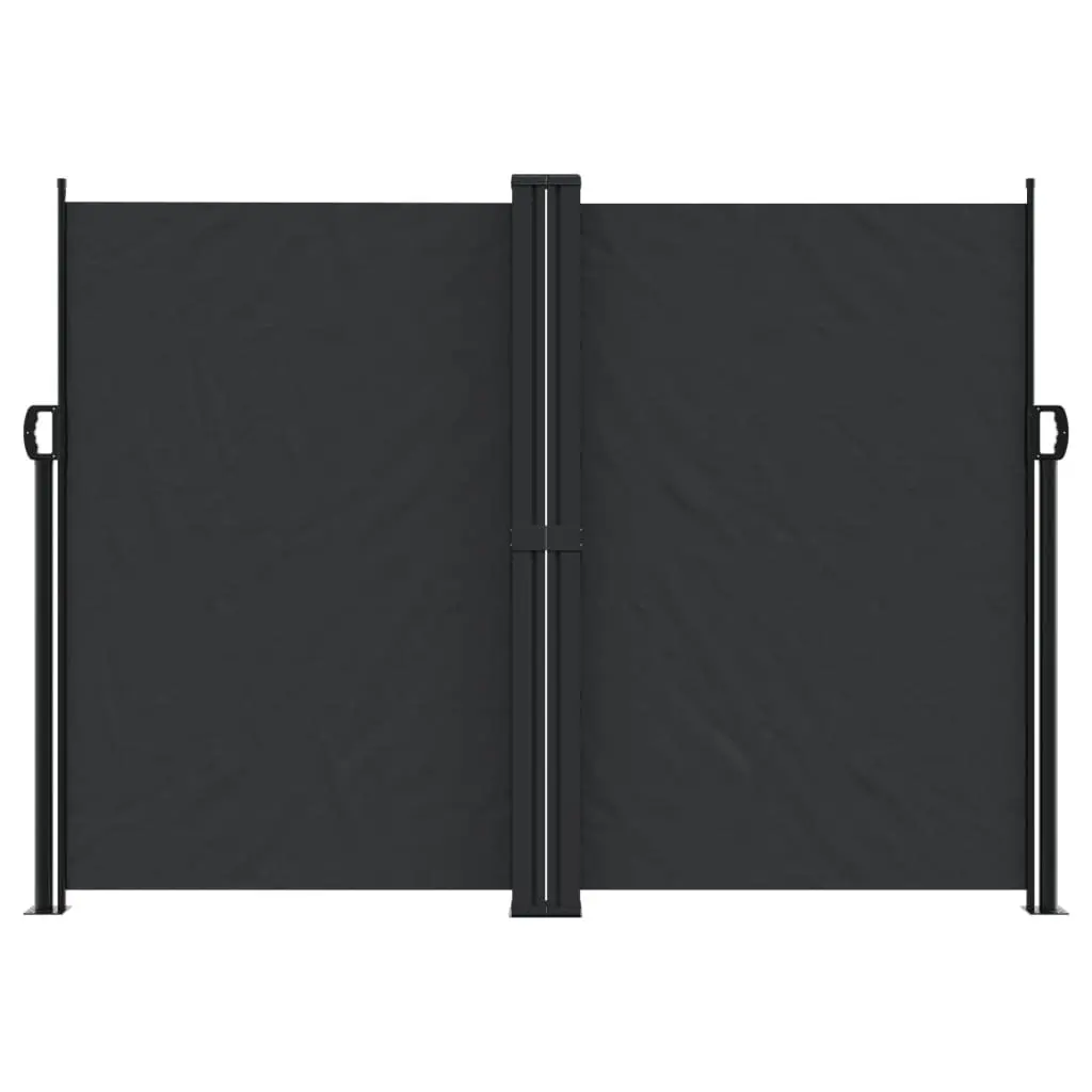 Retractable Side Awning 180x1000cm Black