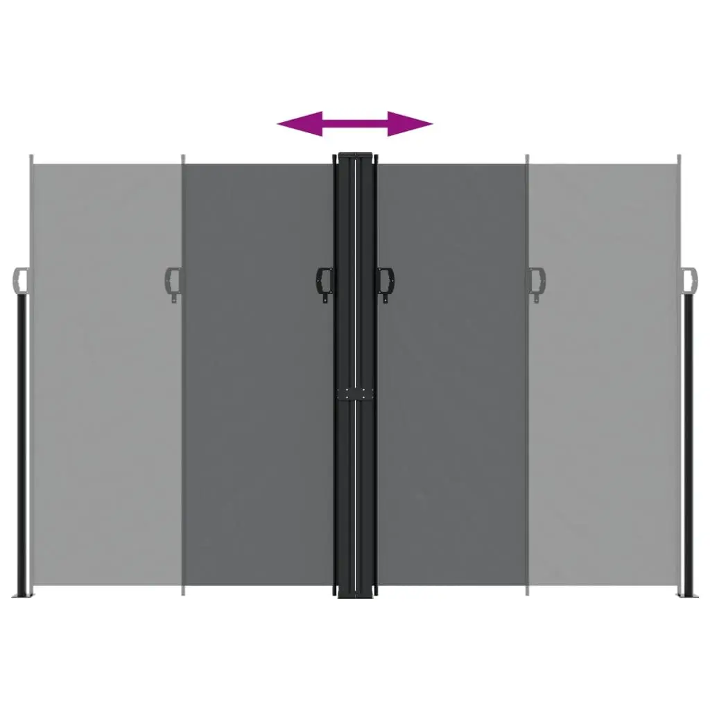 Retractable Side Awning for Privacy and Shade