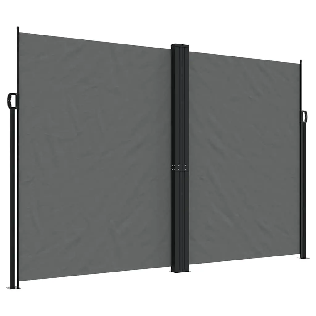 Retractable Side Awning Anthracite 220x1000cm