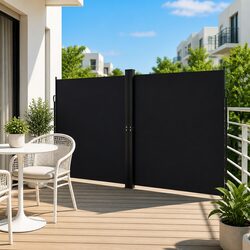 Durable Retractable Side Awning 200x1200cm for Outdoor Spaces