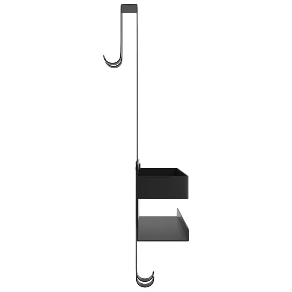 Hanging Shower Caddy with Hooks for Towels