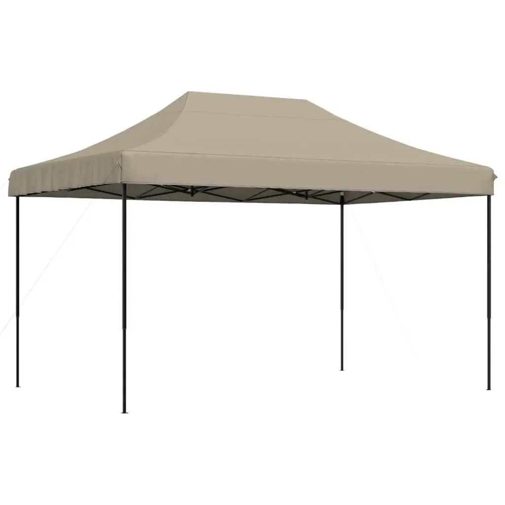 Pop-Up Party Tent Oxford Fabric 440 x 292 x 315 cm Taupe