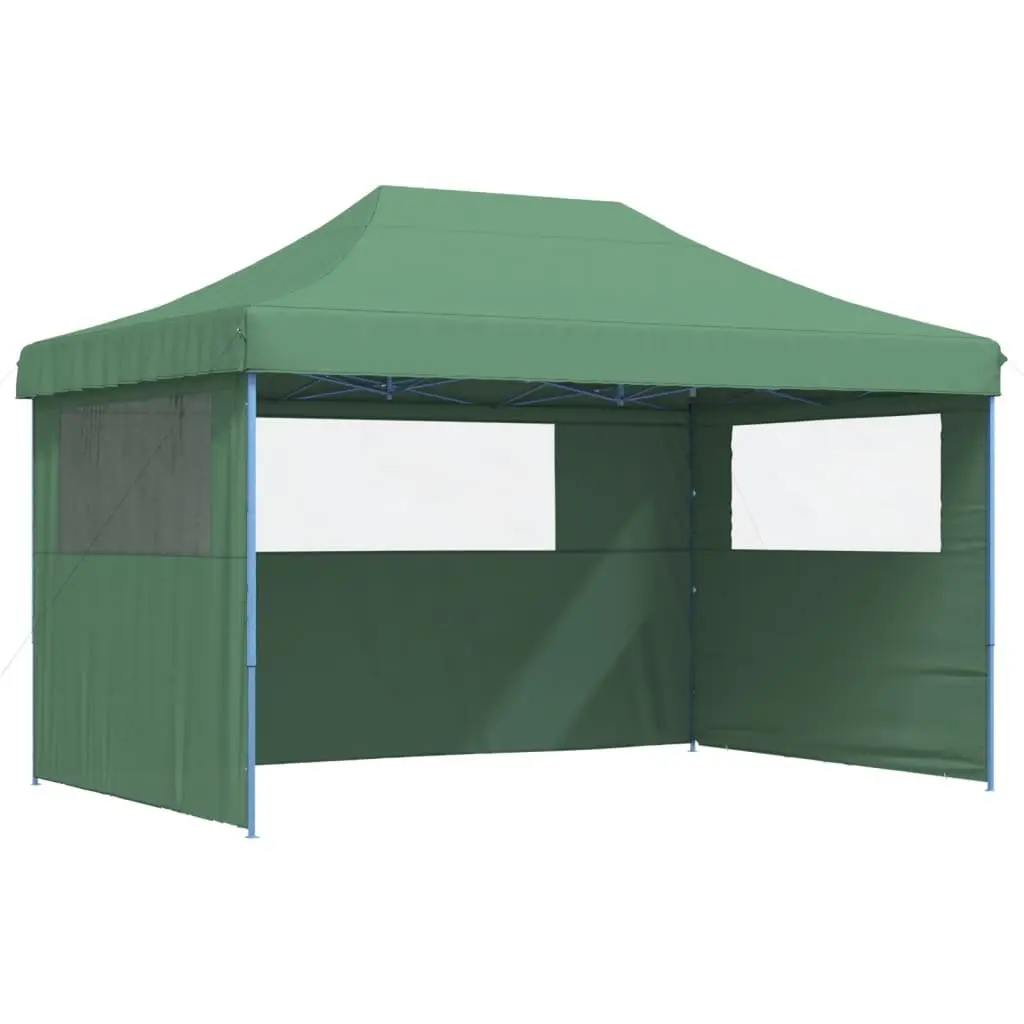 Green Outdoor Canopy Gazebo with 3 Sidewalls