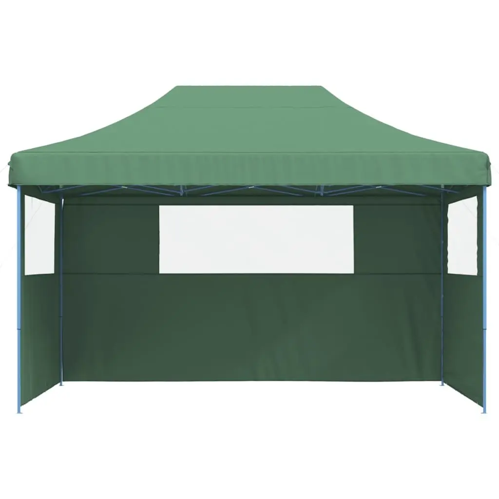 Green Outdoor Canopy Gazebo with 3 Sidewalls